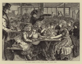 Die jungen Raben, ein Freitagsessen in der Great Queen Street